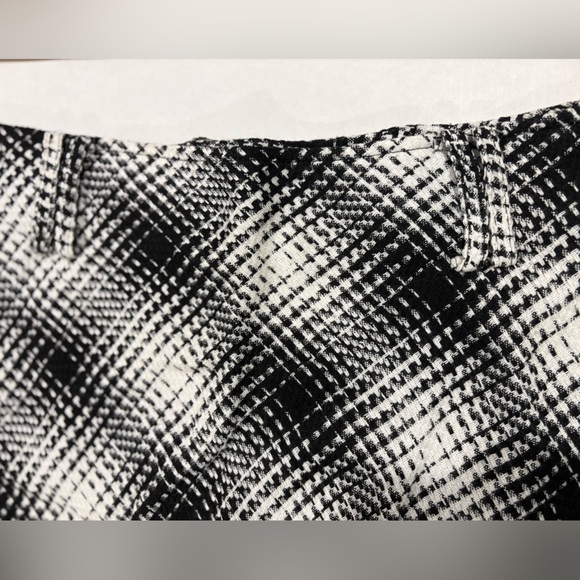 Cato Houndstooth Maxi Side Zip Up Skirt Black and White Peplum, Women’s size 10 - Picture 5 of 8